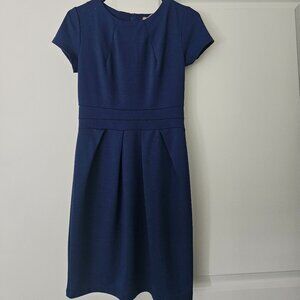 Blue A-line Dress